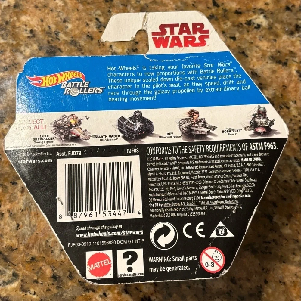Star Wars Battle Rollers Emperor Palpatine Imperial Microforce Luke Skywalker
